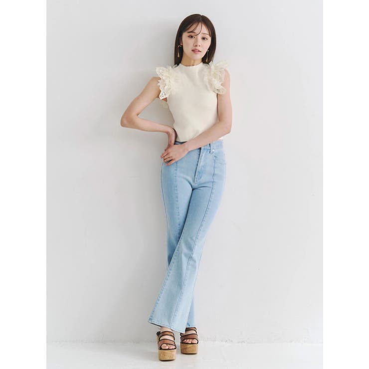 ストレッチブーツカットデニムパンツ | MERCURYDUO | 詳細画像6 