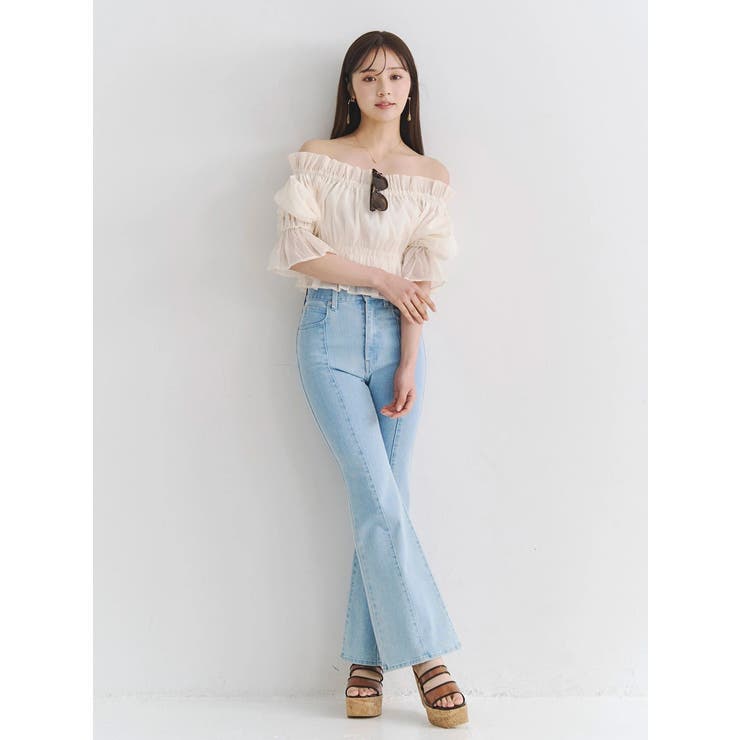 ストレッチブーツカットデニムパンツ | MERCURYDUO | 詳細画像7 