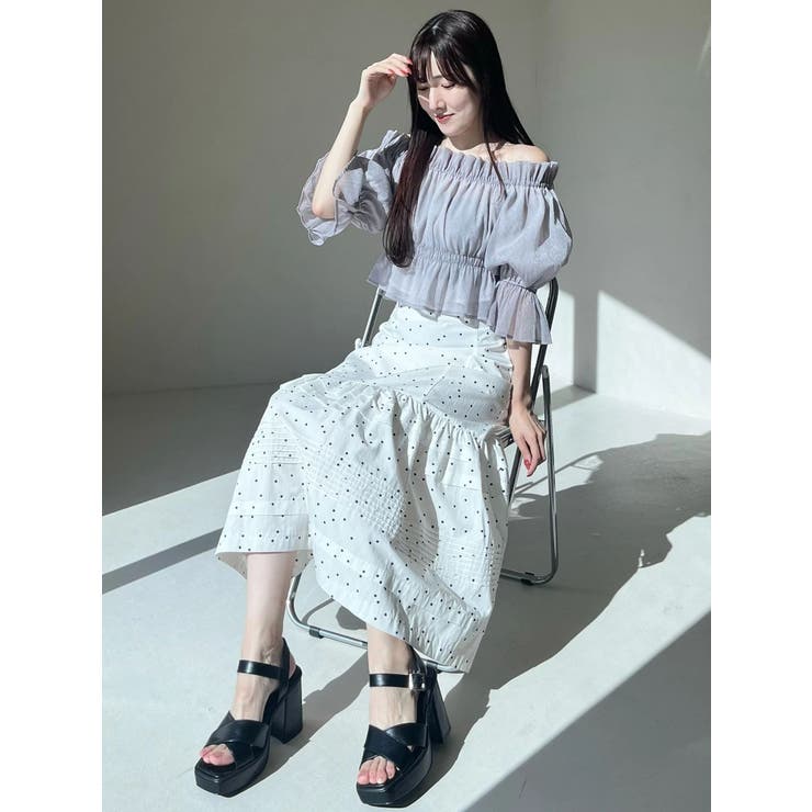 タックティアードスカート | MERCURYDUO | 詳細画像26 