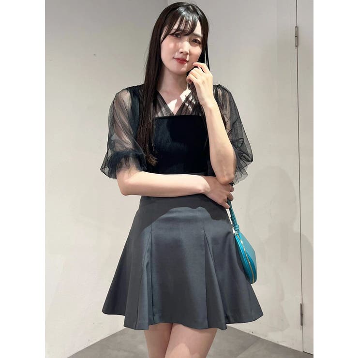 サマーマテリアルバックZIPミニスカパン | MERCURYDUO | 詳細画像25 