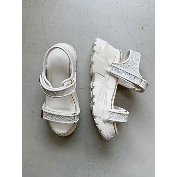 シルバー | ダブルベルトメタルラインスポサン | MERCURYDUO