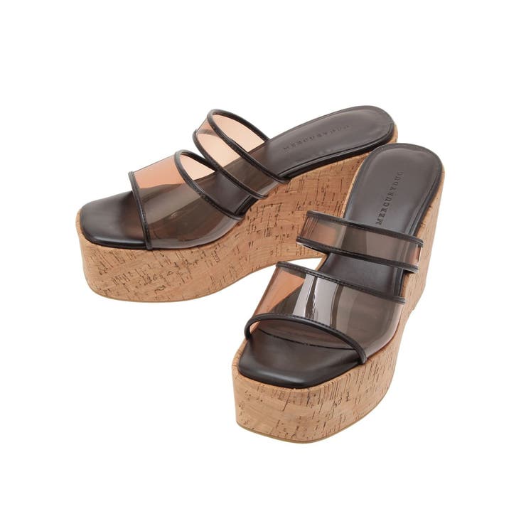 クリアベルトウェッジサンダル | MERCURYDUO | 詳細画像12 