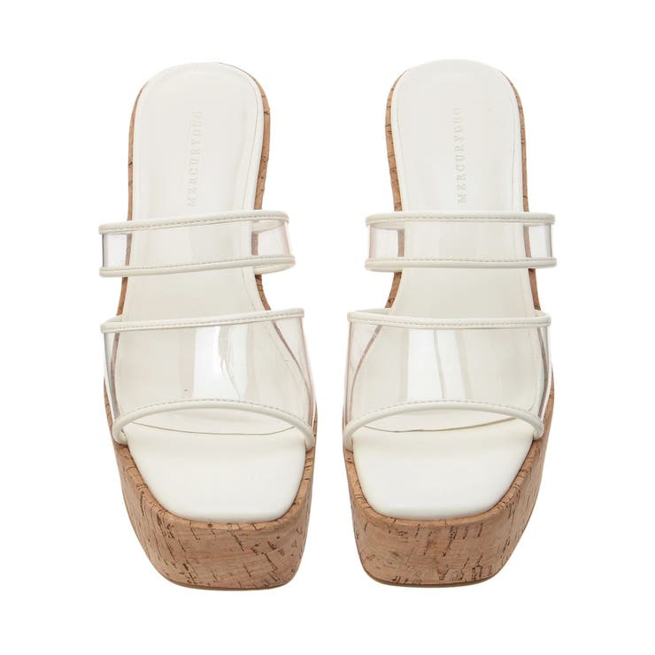 クリアベルトウェッジサンダル | MERCURYDUO | 詳細画像6 