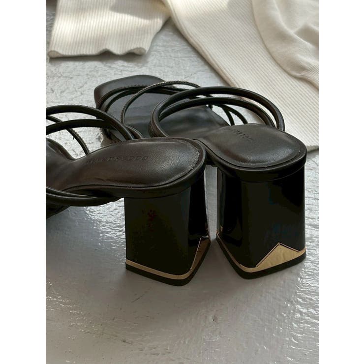 2WAYラメストラップサンダル | MERCURYDUO | 詳細画像3 