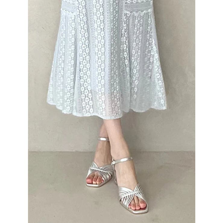 ナローラインクリアヒールサンダル | MERCURYDUO | 詳細画像2 