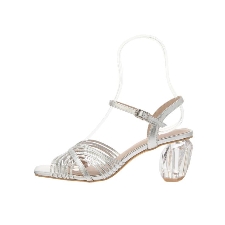 ナローラインクリアヒールサンダル | MERCURYDUO | 詳細画像8 