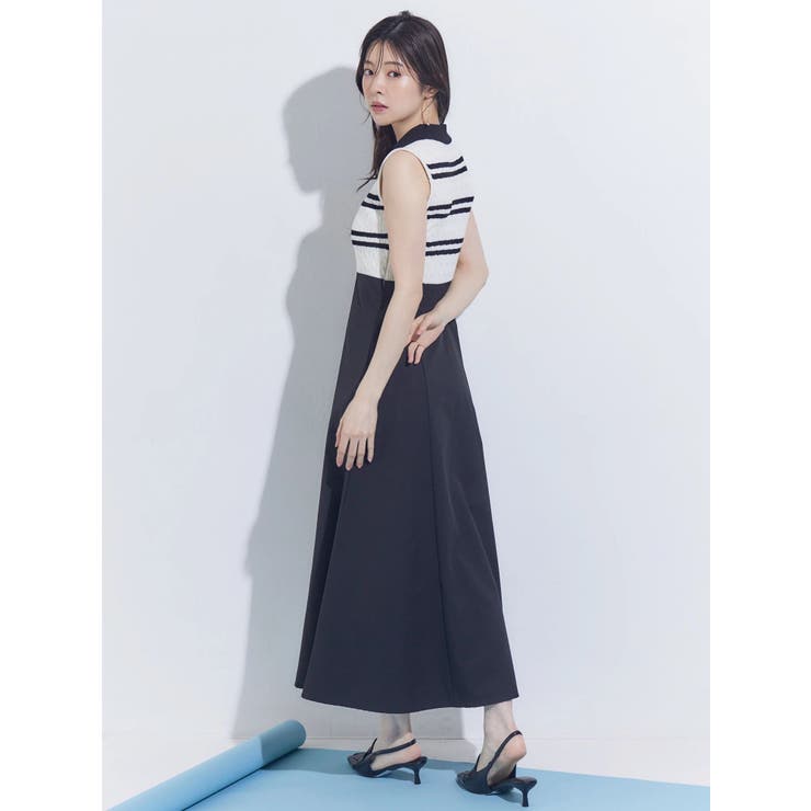 U.S. POLO ASSN.別注ケーブルノースリポロドッキングワンピース | MERCURYDUO | 詳細画像13 