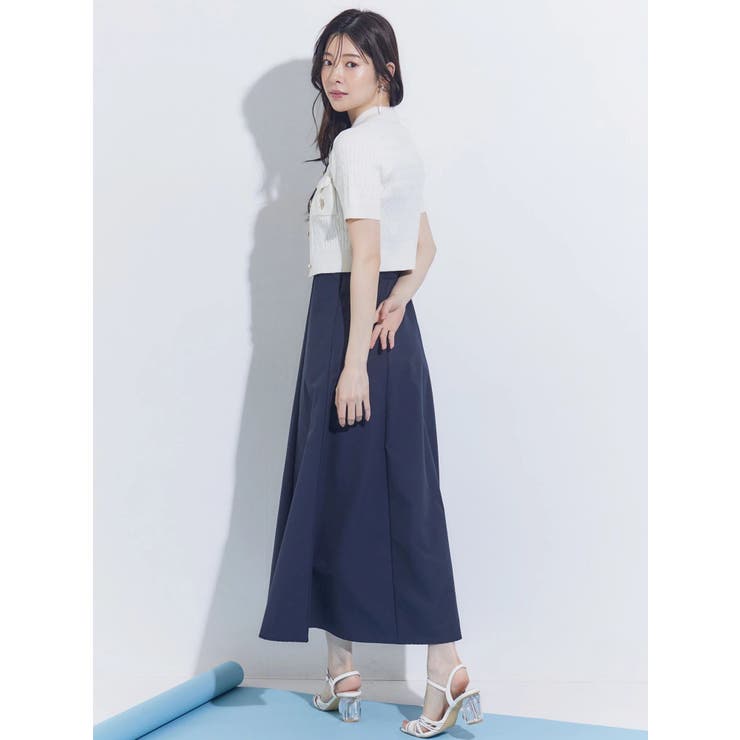 U.S. POLO ASSN.別注ケーブルノースリポロドッキングワンピース | MERCURYDUO | 詳細画像7 