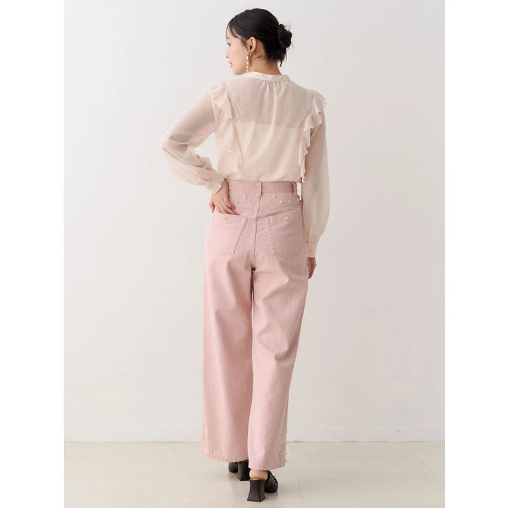 パールデニムパンツ | MERCURYDUO | 詳細画像9 