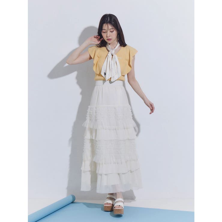 U.S. POLO ASSN.別注スカーフセットラッフルリブニット | MERCURYDUO | 詳細画像12 