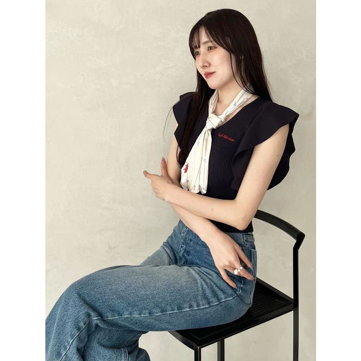 U.S. POLO ASSN.別注スカーフセットラッフルリブニット | MERCURYDUO | 詳細画像20 
