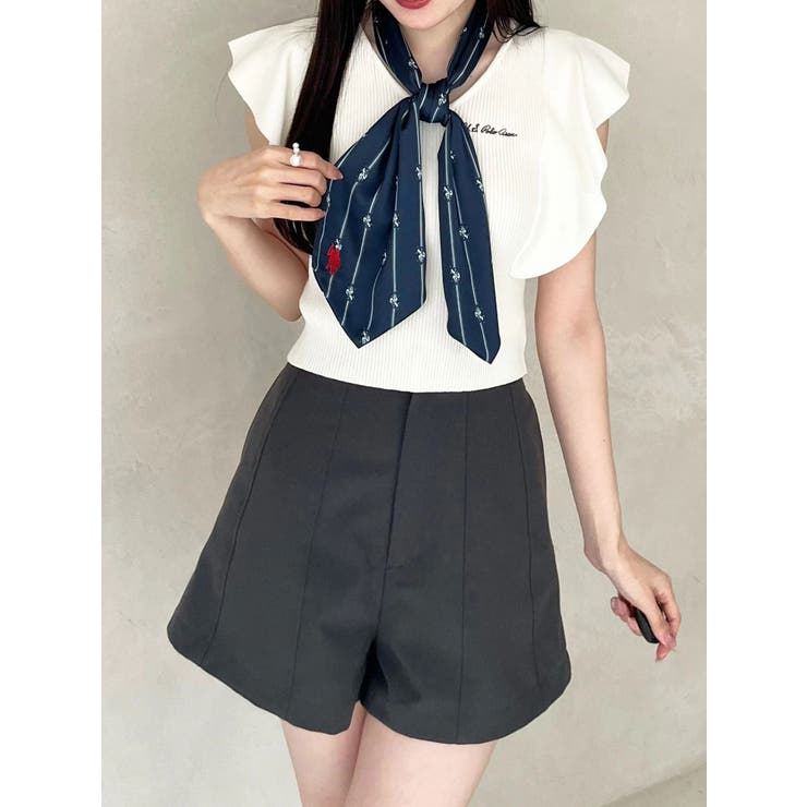 U.S. POLO ASSN.別注スカーフセットラッフルリブニット | MERCURYDUO | 詳細画像26 