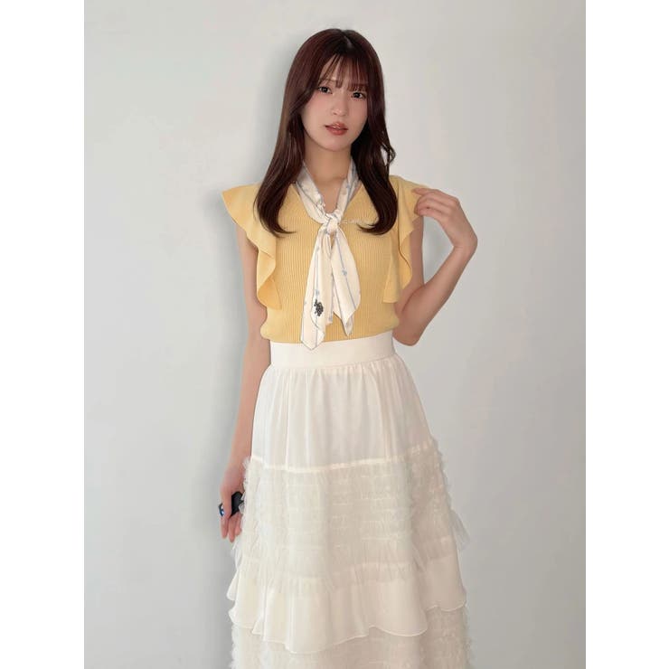 U.S. POLO ASSN.別注スカーフセットラッフルリブニット | MERCURYDUO | 詳細画像35 