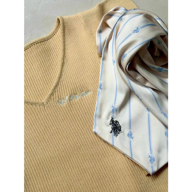 U.S. POLO ASSN.別注スカーフセットラッフルリブニット | MERCURYDUO | 詳細画像45 