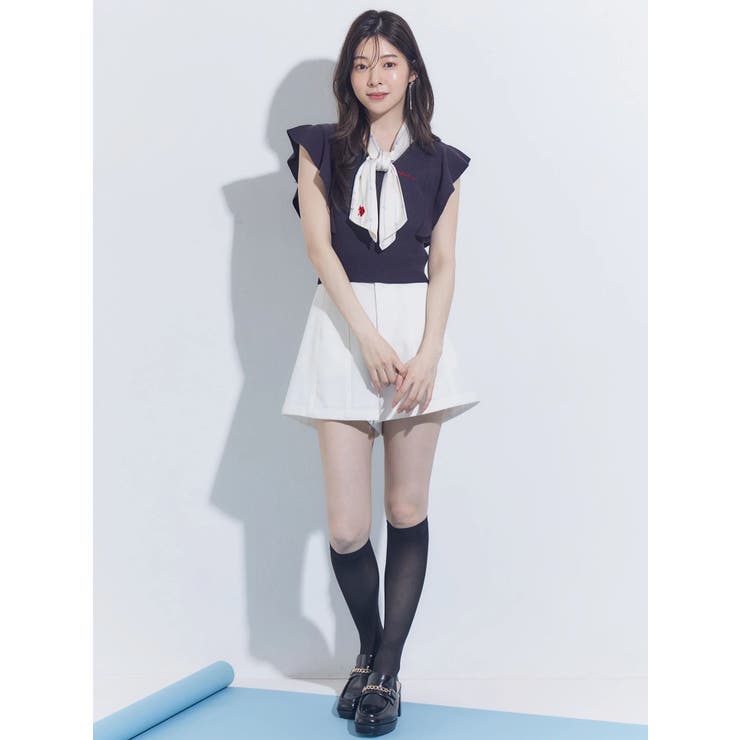 U.S. POLO ASSN.別注スカーフセットラッフルリブニット | MERCURYDUO | 詳細画像7 