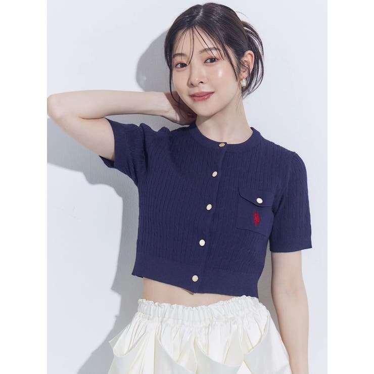 U.S. POLO ASSN.別注ケーブルカーディガン | MERCURYDUO | 詳細画像15 