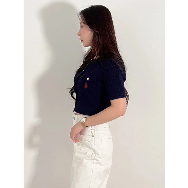 U.S. POLO ASSN.別注ケーブルカーディガン | MERCURYDUO | 詳細画像23 