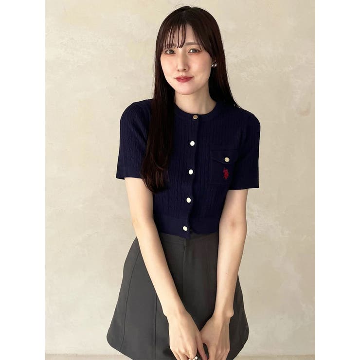 U.S. POLO ASSN.別注ケーブルカーディガン | MERCURYDUO | 詳細画像26 