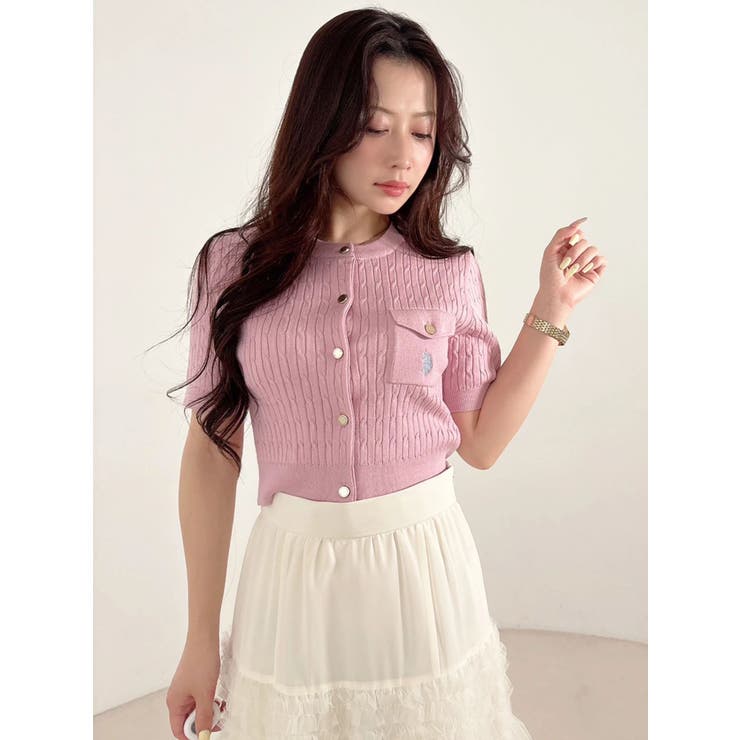 U.S. POLO ASSN.別注ケーブルカーディガン | MERCURYDUO | 詳細画像28 