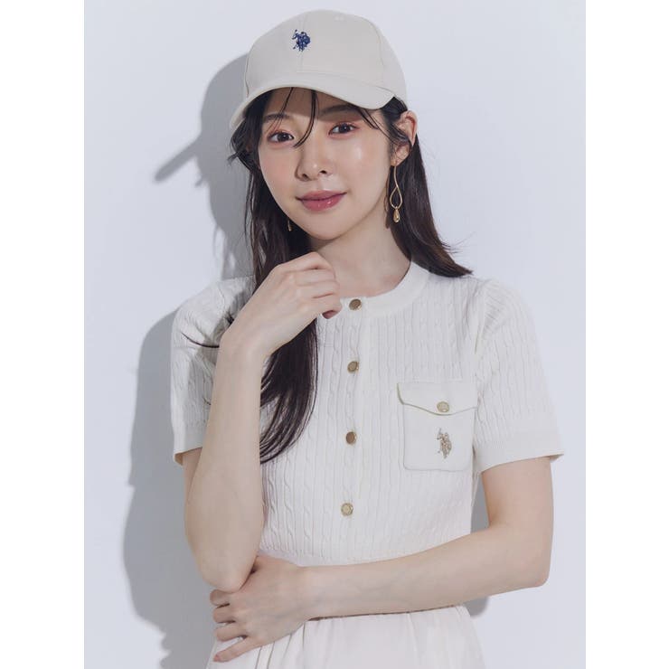 U.S. POLO ASSN.別注ケーブルカーディガン | MERCURYDUO | 詳細画像3 