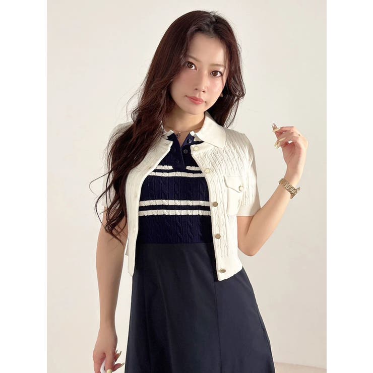 U.S. POLO ASSN.別注ケーブルカーディガン | MERCURYDUO | 詳細画像34 
