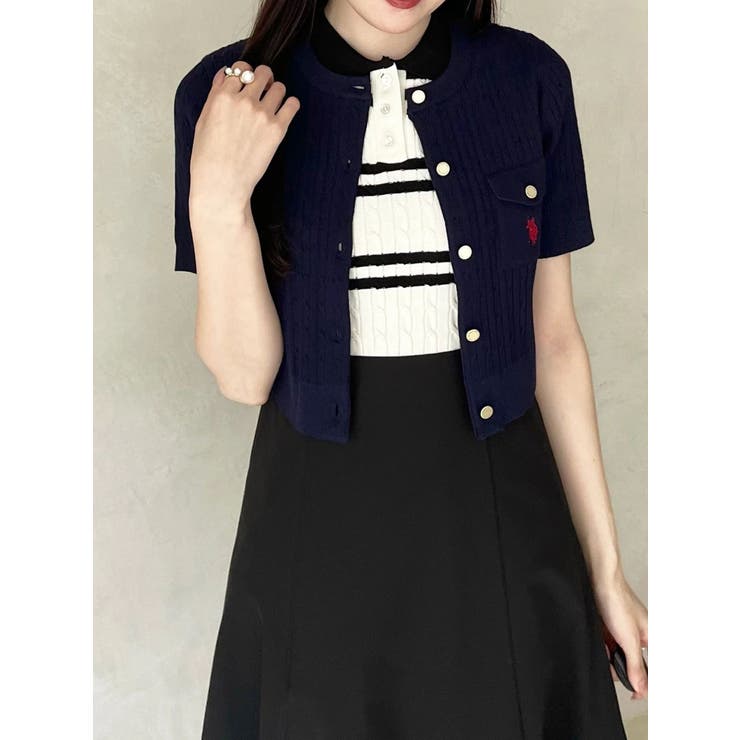 U.S. POLO ASSN.別注ケーブルカーディガン | MERCURYDUO | 詳細画像39 