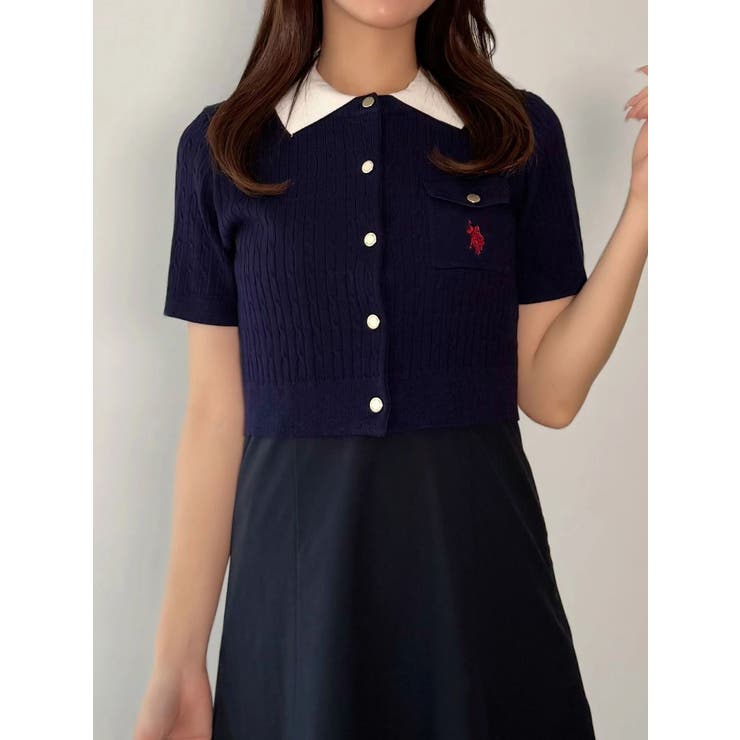 U.S. POLO ASSN.別注ケーブルカーディガン | MERCURYDUO | 詳細画像42 