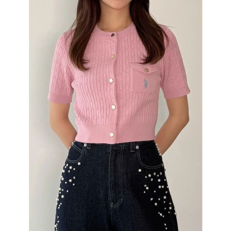 U.S. POLO ASSN.別注ケーブルカーディガン | MERCURYDUO | 詳細画像44 