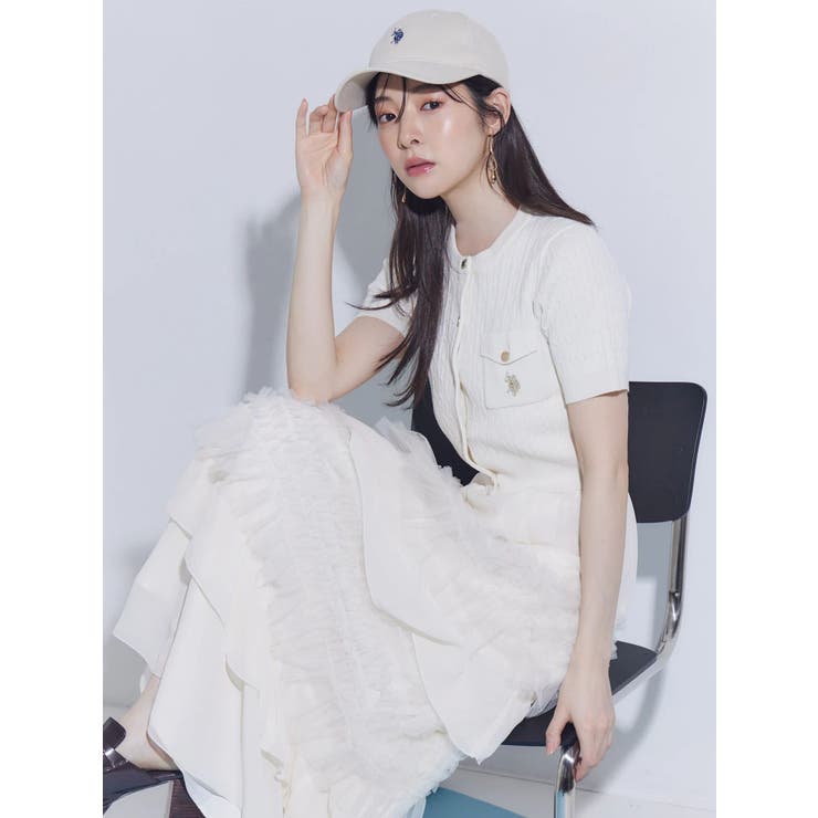 U.S. POLO ASSN.別注ケーブルカーディガン | MERCURYDUO | 詳細画像6 