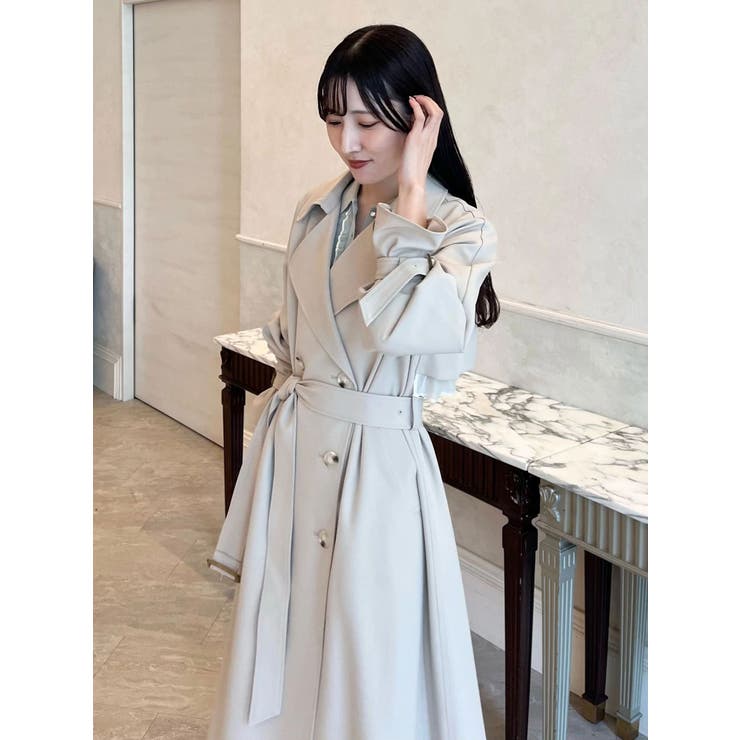 バックシャントレンチコート | MERCURYDUO | 詳細画像26 