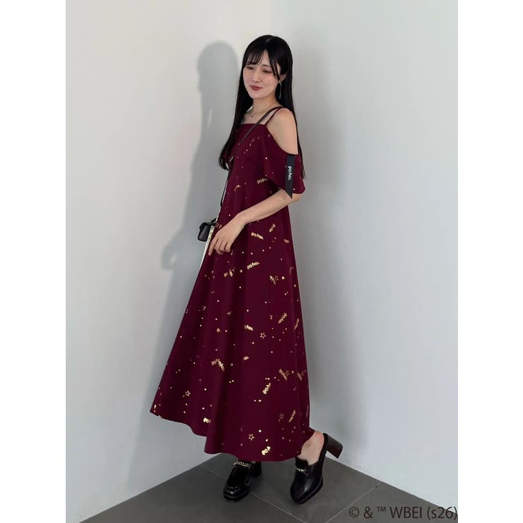 Harry Potterコレクション ロゴプリントケープキャミワンピース | MERCURYDUO | 詳細画像26 