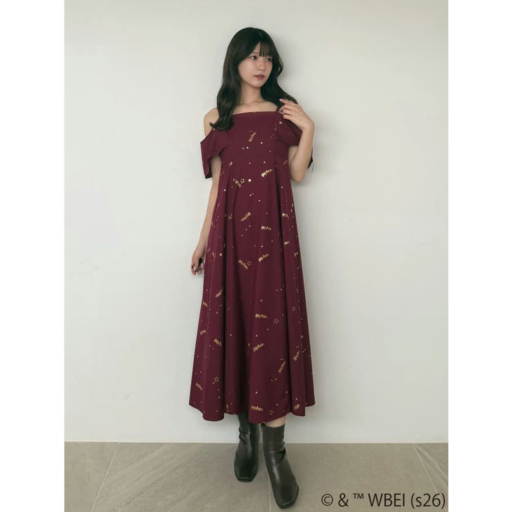 Harry Potterコレクション ロゴプリントケープキャミワンピース | MERCURYDUO | 詳細画像45 