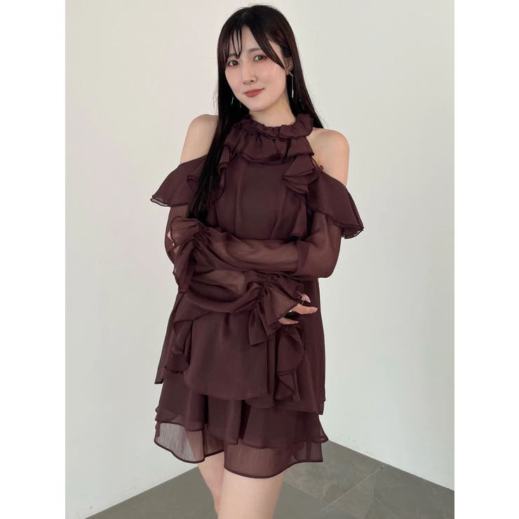 ラッフルチュニックフレアショーツセットアップ | MERCURYDUO | 詳細画像9 