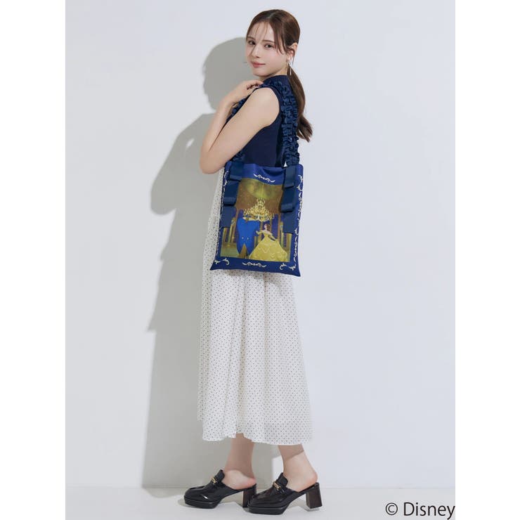 【ディズニーコレクション】美女と野獣/サテンプリントトートバッグ | MERCURYDUO | 詳細画像5 