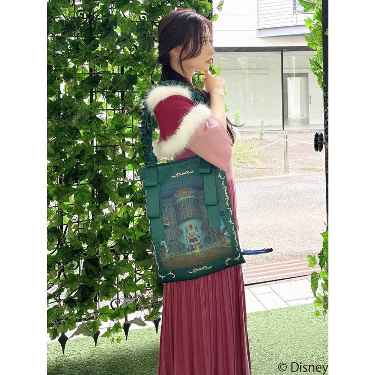 【ディズニーコレクション】美女と野獣/サテンプリントトートバッグ | MERCURYDUO | 詳細画像8 