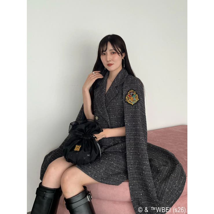 Harry Potterコレクション ロゴプリント巾着ギャザーバッグ | MERCURYDUO | 詳細画像18 