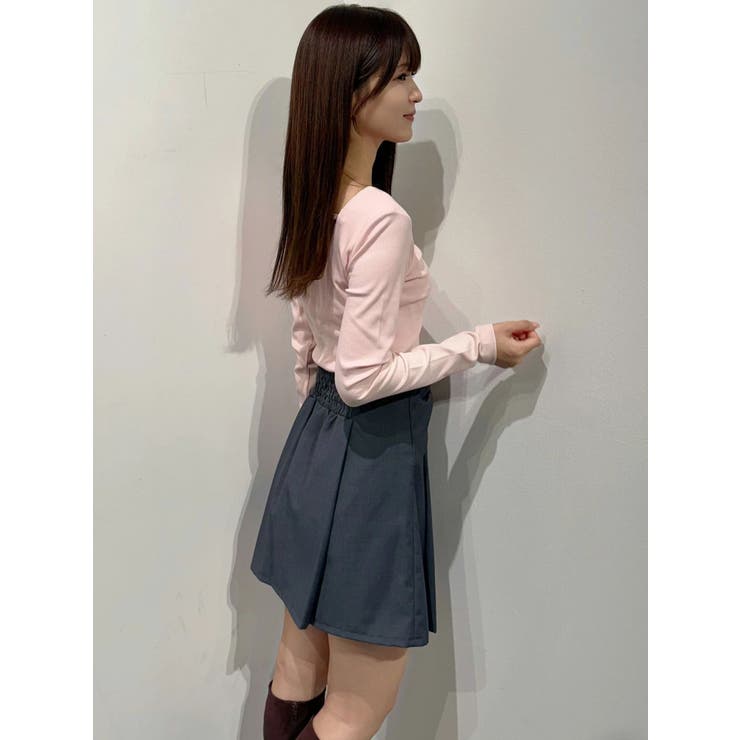 テレコ長袖トップス | MERCURYDUO | 詳細画像20 