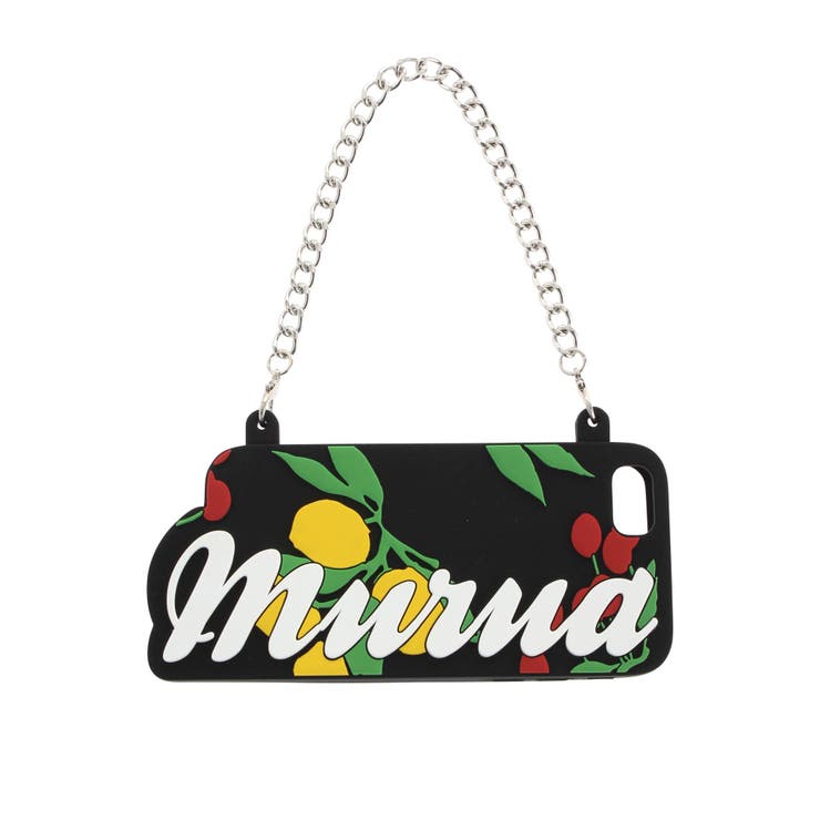 7plus対応 チェーン付ロゴシリコンiphoneケース 品番 Mksw Murua ムルーア のレディースファッション通販 Shoplist ショップリスト