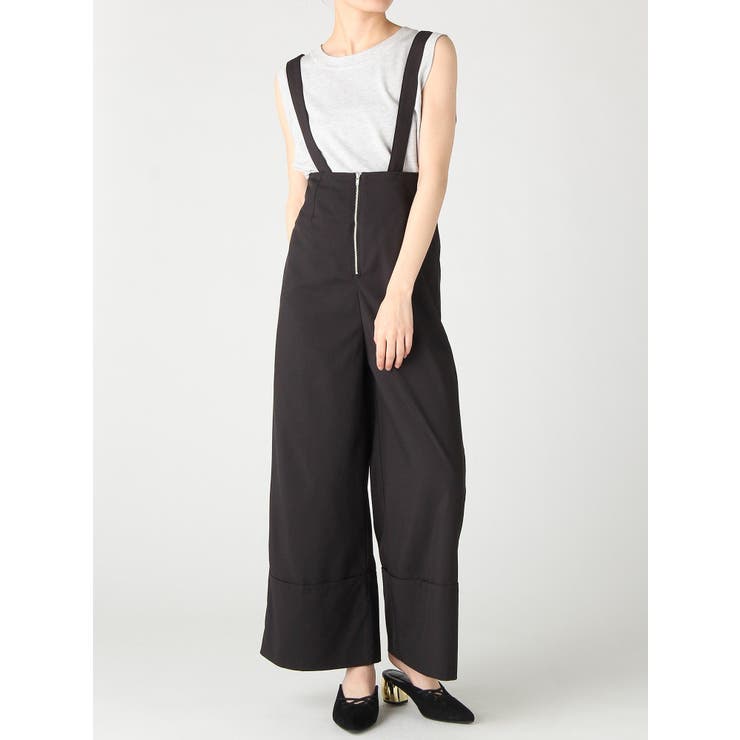 サスペンダーパンツ サスペンダー付きデニムパンツ※一部店舗のみ入荷