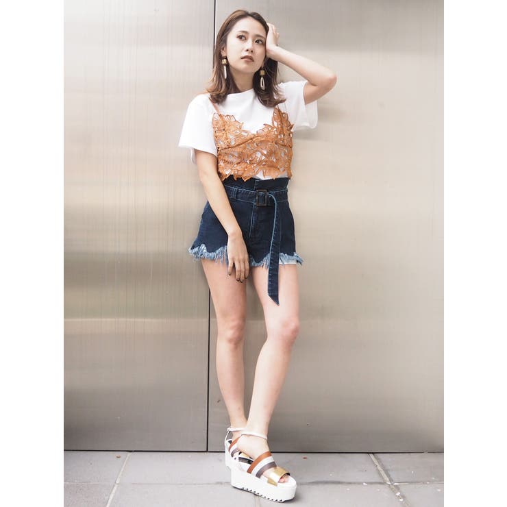 ケミカルレースキャミ[品番：MKSW0001376]｜MURUA（ムルーア）の