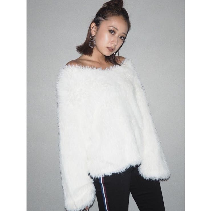 ソフトシャギーニット[品番：MKSW0001610]｜MURUA（ムルーア）のレディースファッション通販｜SHOPLIST（ショップリスト）