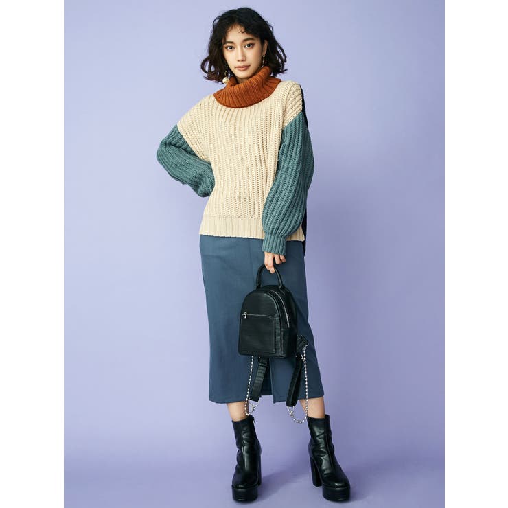イレヘムオフタートルニット[品番：MKSW0010991]｜MURUA