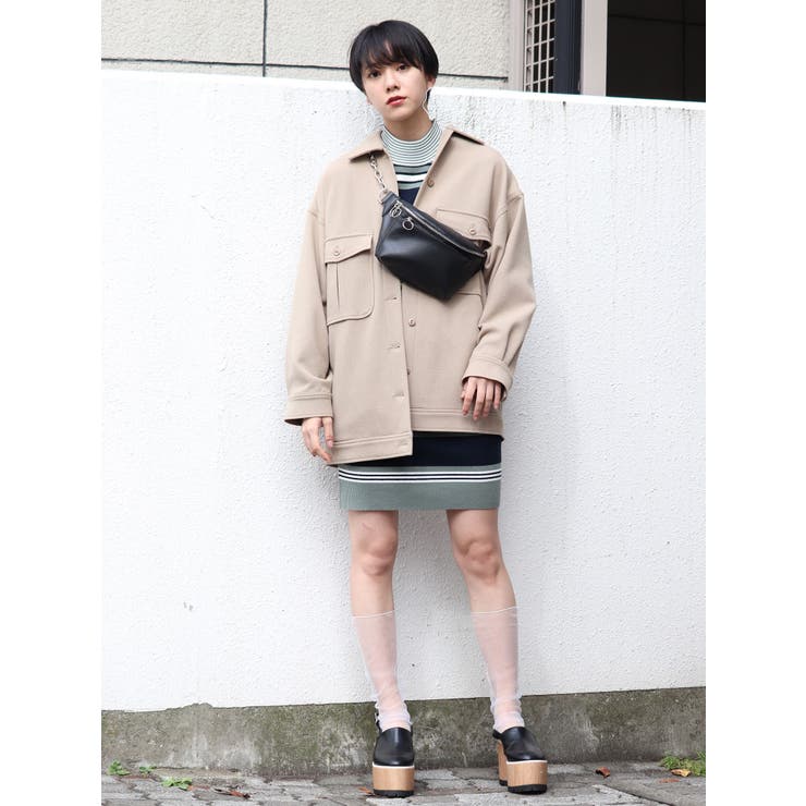 ミリタリールーズブルゾン[品番：MKSW0012155]｜MURUA（ムルーア