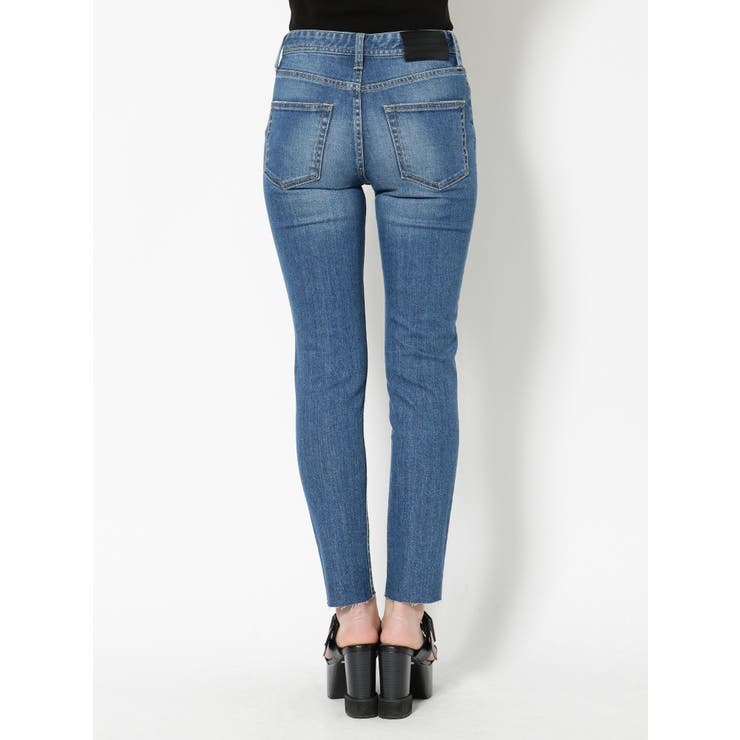 激安ブランド On skinny[品番：MKSW0014091]｜MURUA（ムルーア）の clash knee パンツ