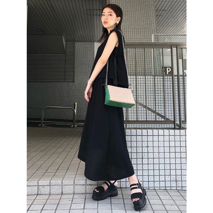 バックドロストセパレートワンピース[品番：MKSW0022454]｜MURUA