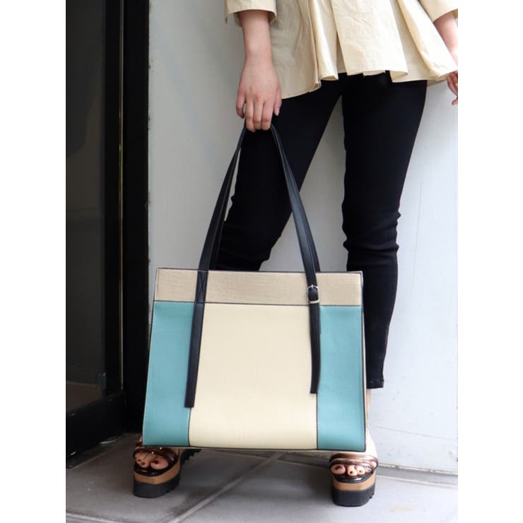 バイカラートートbag 品番 Mksw Murua ムルーア のレディースファッション通販 Shoplist ショップリスト