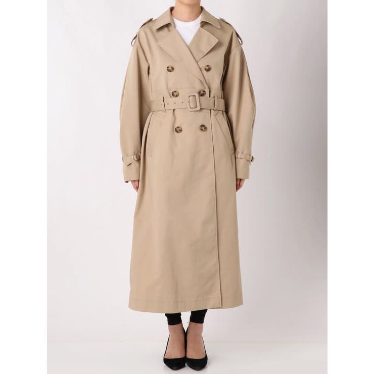 最終値下げ　ムルーア　トレンチコートムートン付きロングコート アレンジトレンチコート[品番：MKSW0021950]｜MURUA（ムルーア