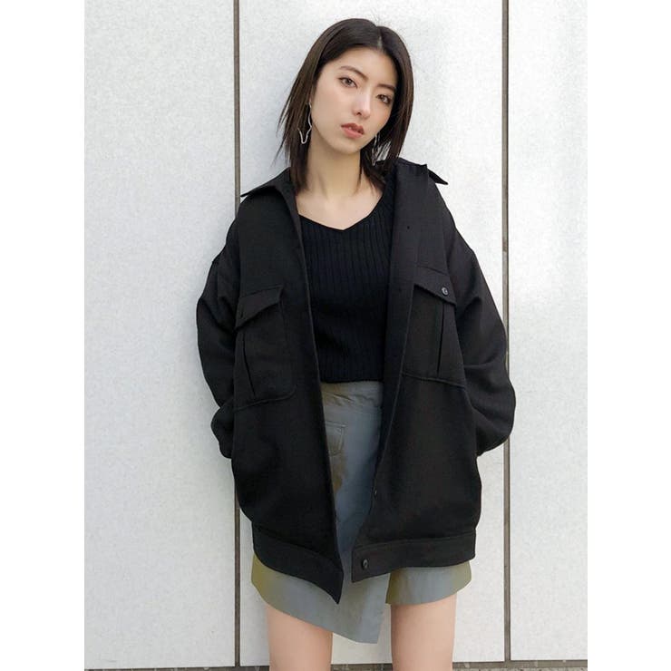 ミリタリールーズブルゾン[品番：MKSW0022377]｜MURUA（ムルーア