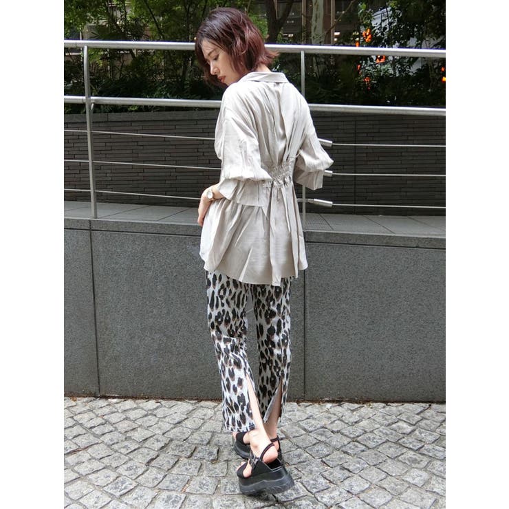 カシュクールギャザーシャツ[品番：MKSW0021410]｜MURUA