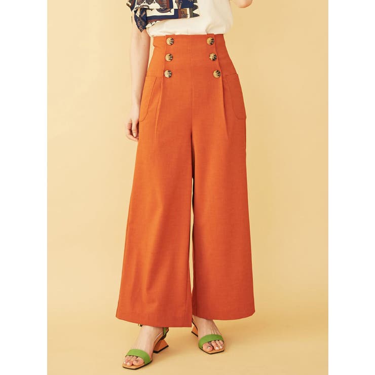 オレンジ | アウトポケットハイライズパンツ | MURUA